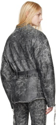 KNWLS Black Nihil Moto Leather Jacket