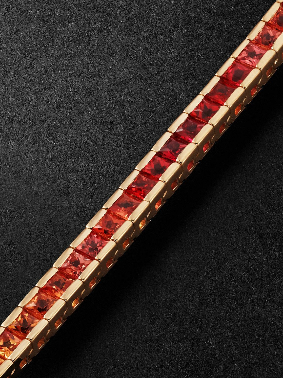 42 Suns - 14-Karat Gold Sapphire Bracelet - Gold