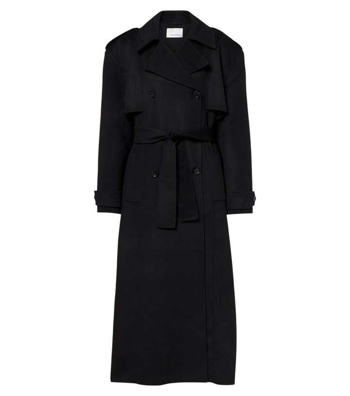 Photo: The Frankie Shop Nikola padded wool and cashmere trench coat