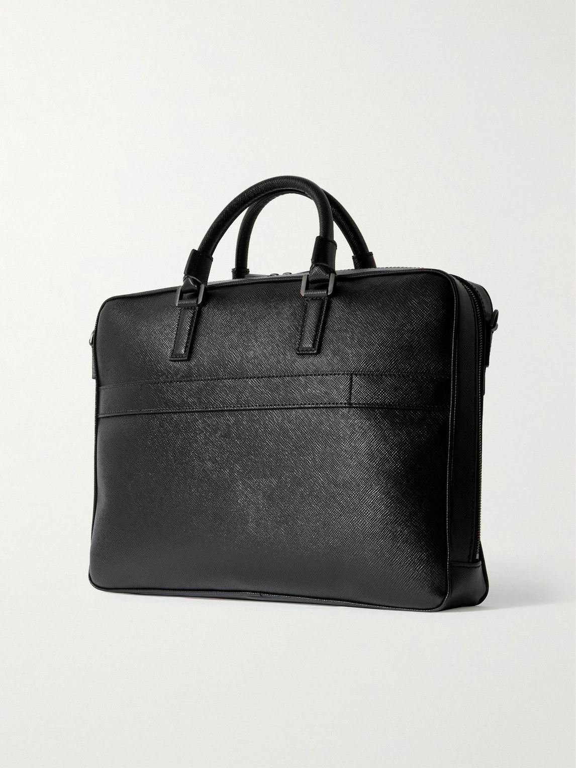 Serapian - Evoluzione Cross-Grain Leather Briefcase
