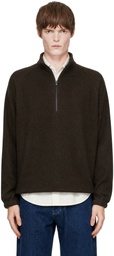 colbo Brown Half Zip Sweater