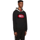 McQ Alexander McQueen Black Oversized Hoodie