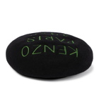 Kenzo - Logo embroidered wool beret