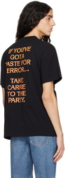 JW Anderson Black 'Carrie' Poster Print T-Shirt