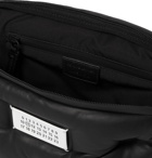 MAISON MARGIELA - Logo-Appliquéd Quilted Leather Messenger Bag - Black