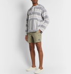 Outerknown - Slim-Fit Appliquéd Hemp and Organic Cotton-Blend Drawstring Shorts - Neutrals