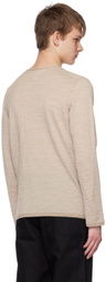 Comme des Garçons Shirt Beige Brett Westfall Edition Sweater