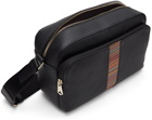 Paul Smith Black Signature Stripe Crossbody Bag