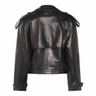 Salvatore Santoro Black Leather Casual Jacket