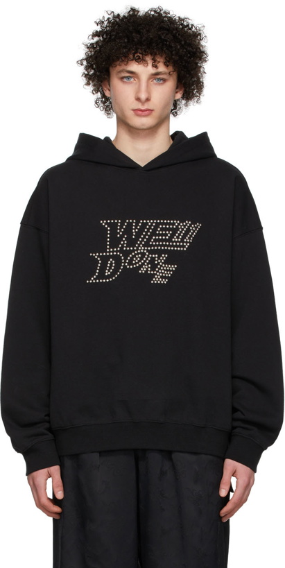 Photo: We11done Black French Terry Hoodie