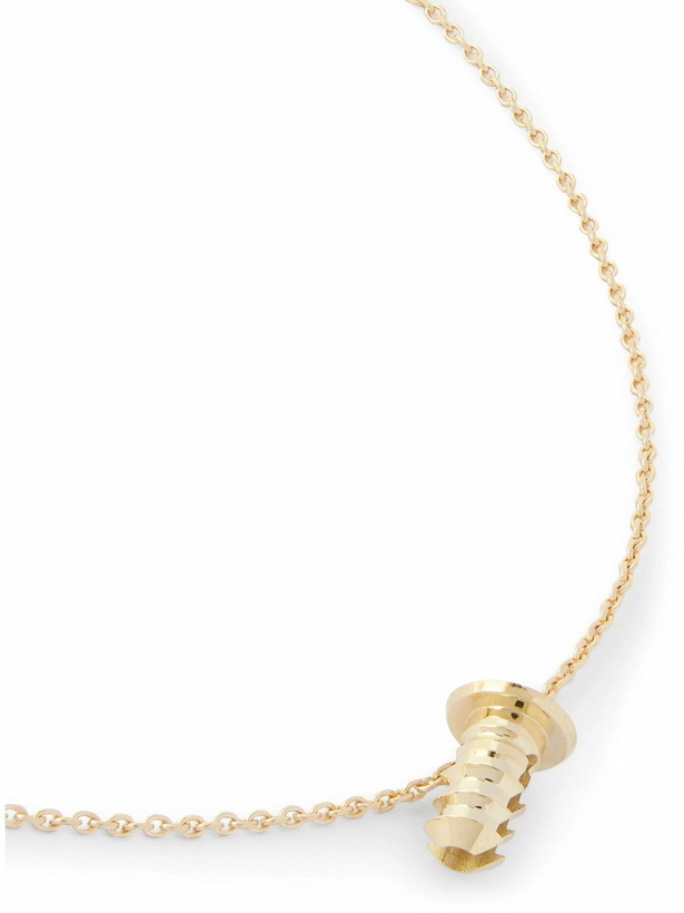 Photo: Luis Morais - Screw Gold Pendant Necklace