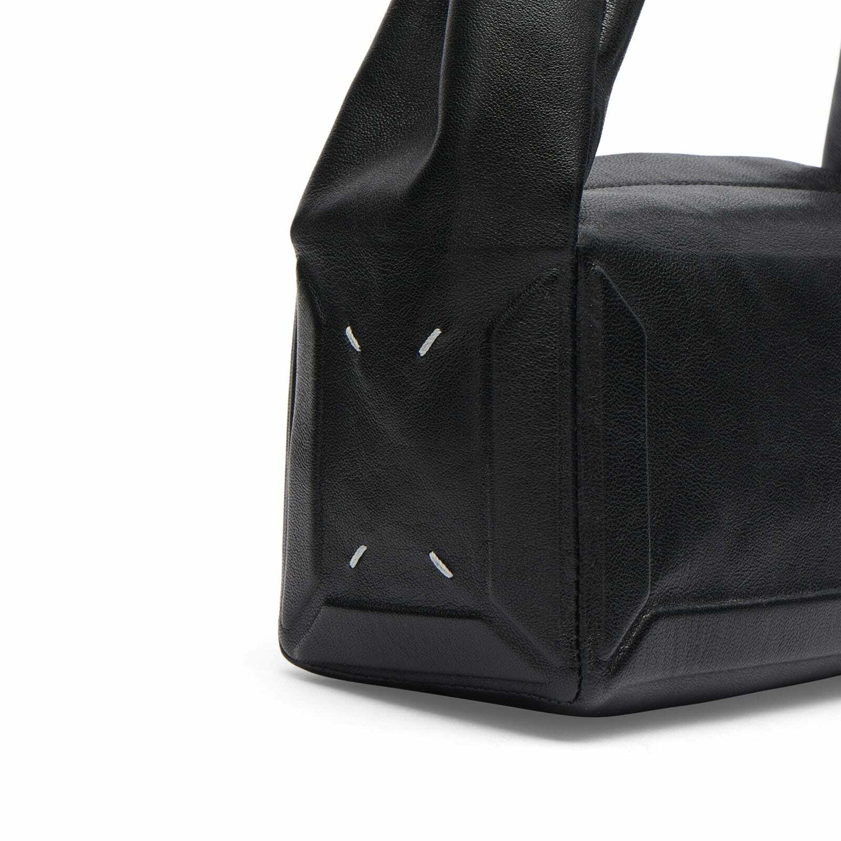 Maison Margiela Women's Box Bag East West Small Bag in Black 