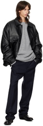 The Frankie Shop Black Conan Faux-Leather Jacket