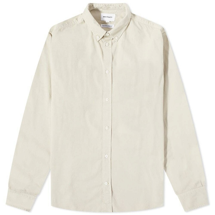 Photo: Norse Projects Men's Anton Light Twill Button Down Shirt in Oatmeal
