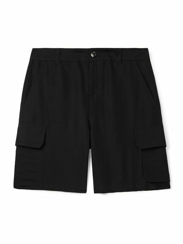 Photo: LOEWE - Paula's Ibiza Straight-Leg Canvas Shorts - Black