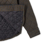 Stussy Mini Check Quilted Zip Shirt