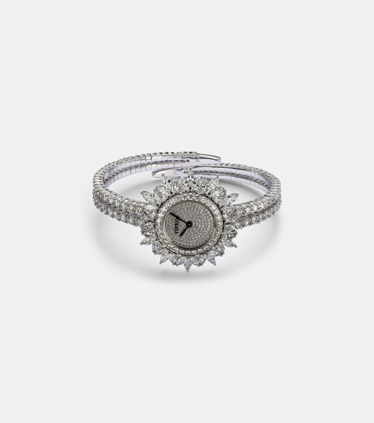 Yeprem Y-Momento 18kt white gold watch with diamonds