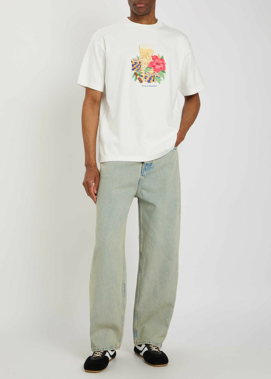 DRÔLE DE Monsieur Jean Baggy Dusty Relaxed Straight-leg Jeans Denim