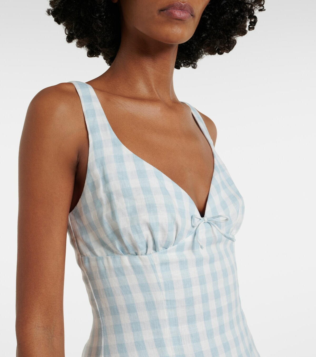 Faithfull Adalee gingham midi dress