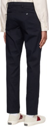 Agnona Navy Slim-Fit Trousers
