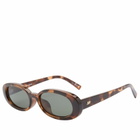 Le Specs Outta Love + Sunglasses in Tort/Green Mono 