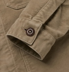 Incotex - Cotton-Moleskin Shirt Jacket - Men - Beige