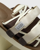 Suicoke Moto Po Brown|Beige - Mens - Sandals & Slides