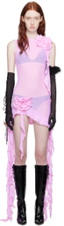 Fancì Club Pink 'The White Apple' Minidress