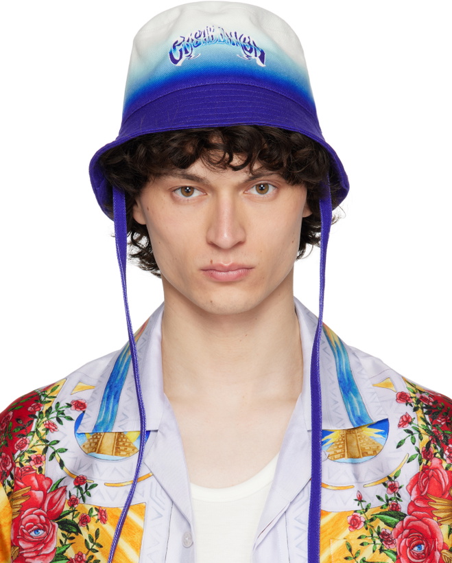 Photo: Casablanca Blue Fade Bucket Hat