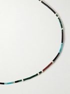 Mikia - Silver Multi-Stone Beaded Necklace