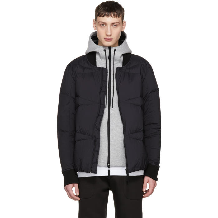 ISAOR Black Down Zionic Bomber Jacket 