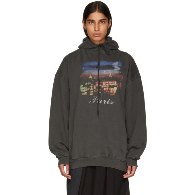 Photo: Balenciaga Black Paris Hoodie