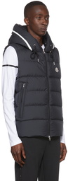 Moncler Black Cardamine Down Vest