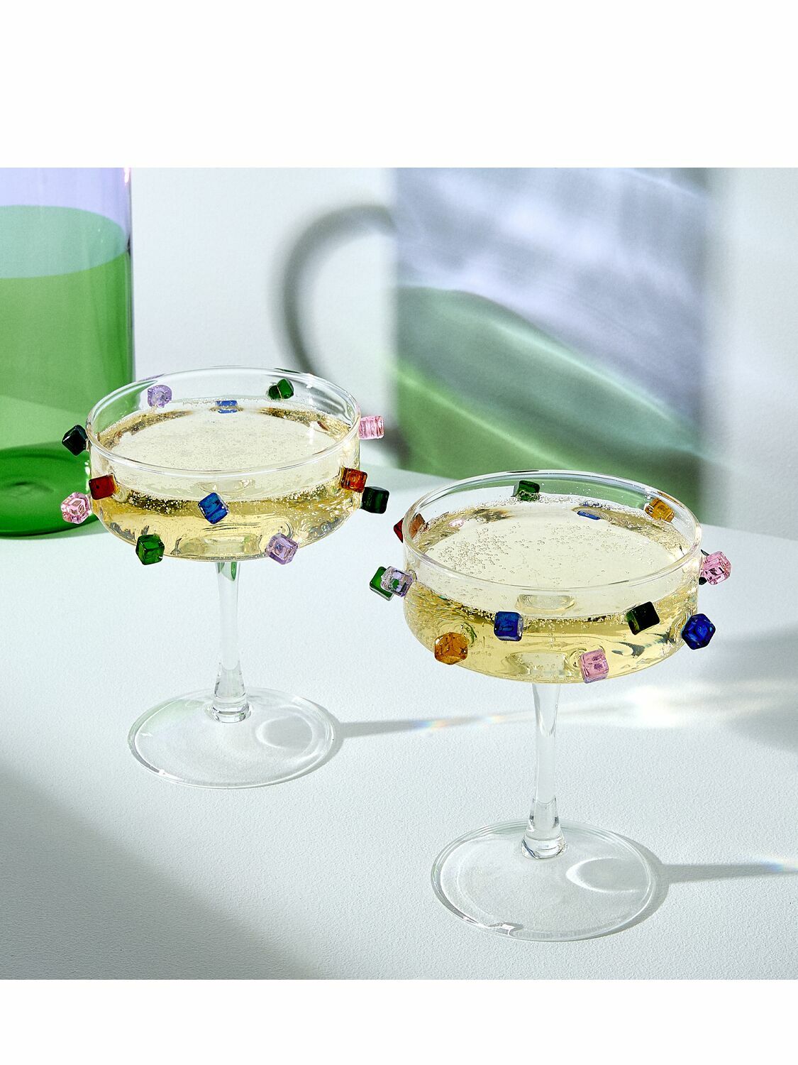 FAZEEK Set Of 2 Jewel Coupes
