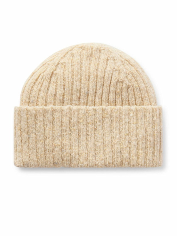 Photo: Drake's - Ribbed Merino Wool Beanie