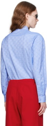 Gucci Blue GG Supreme Shirt