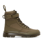 Dr. Martens Green Combs Tech Nylon Boots