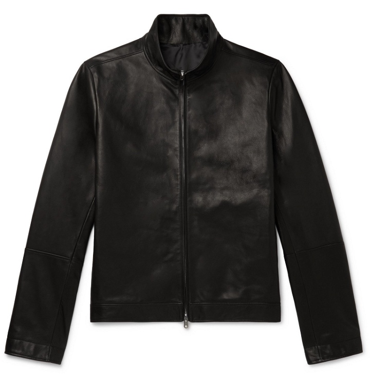 Photo: The Row - Cole Slim-Fit Leather Bomber Jacket - Black