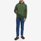 Foret Men's Deer Logo Hoody in Dark Green