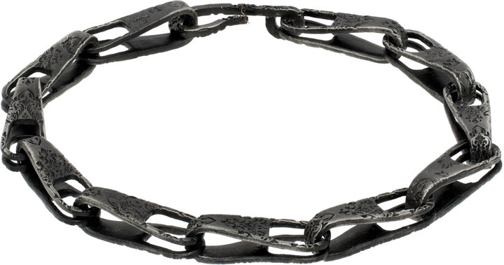 Photo: Professor.E Gunmetal Laser Bracelet