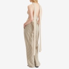 ST. Agni Women's Knit Scarf Top in Creme