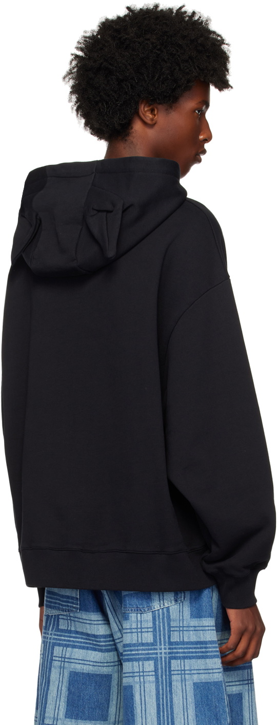 Charles Jeffrey LOVERBOY Black Label Ears Hoodie