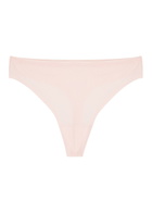 Chantelle Soft Stretch Light Pink Thong, Thong, Partially Lined - One Size