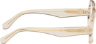 LOEWE Beige Anagram Glasses