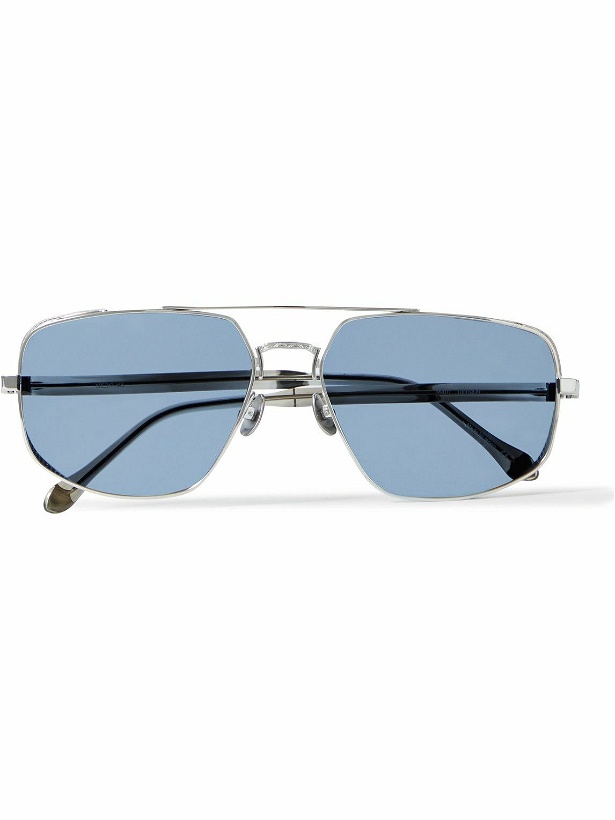 Photo: Matsuda - Aviator-Style Titanium and Acetate Sunglasses