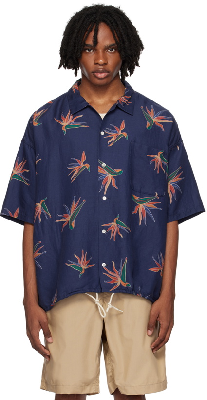 Photo: nanamica Navy Aloha Shirt
