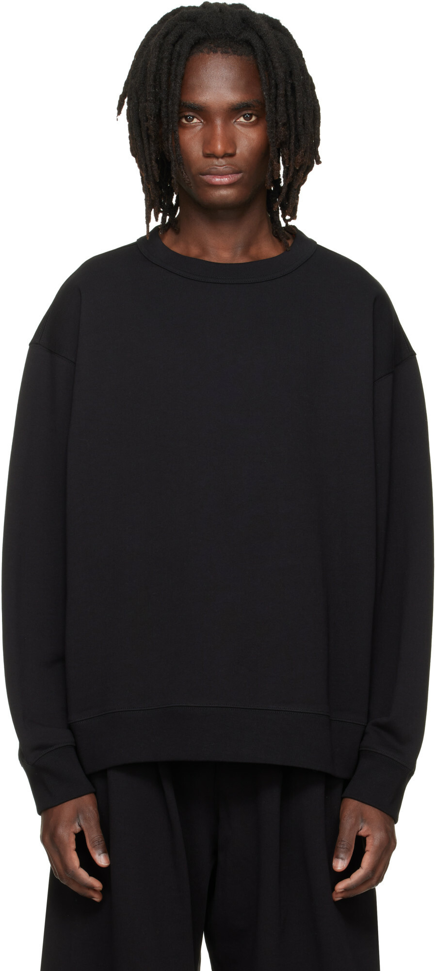 Dries Van Noten Black Oversized Sweatshirt