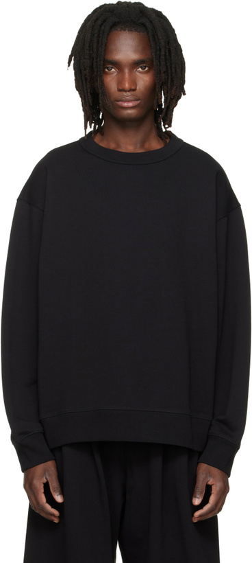 Photo: Dries Van Noten Black Oversized Sweatshirt