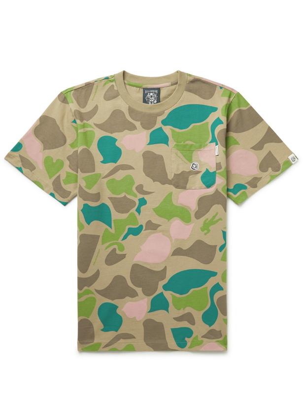 Photo: BILLIONAIRE BOYS CLUB - Logo-Appliquéd Camouflage-Print Cotton-Jersey T-Shirt - Multi - S