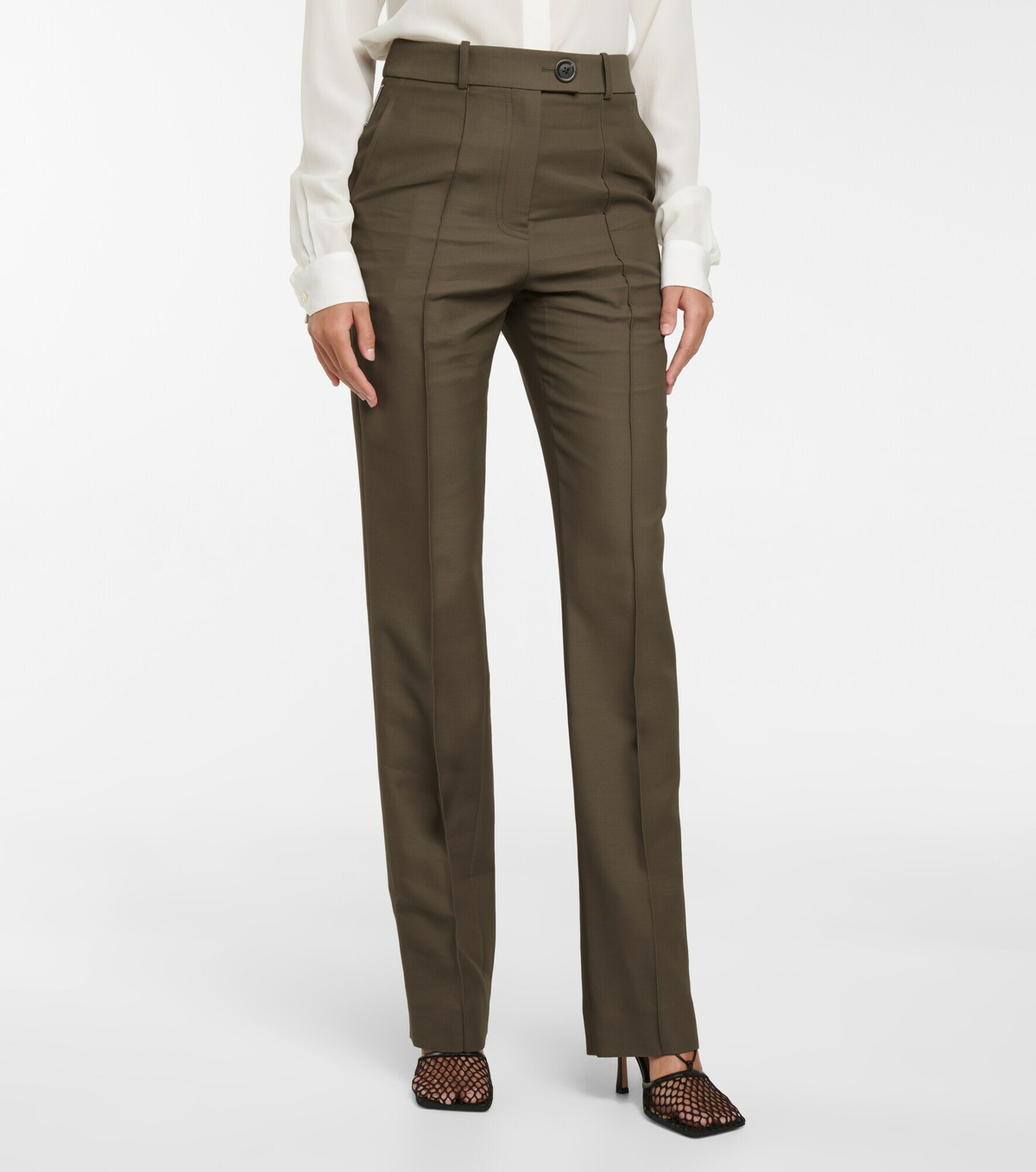 Peter Do - Wool-blend straight pants